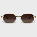 oem odm customized rimless sunglasses krs 203 5