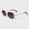 oem odm customized rimless sunglasses krs 203 6