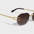 oem odm customized rimless sunglasses krs 203 7