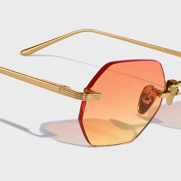 oem odm customized rimless sunglasses krs 204 11