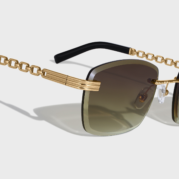 oem odm customized rimless sunglasses krs 205 11