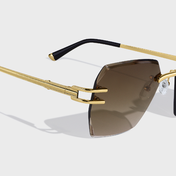 oem odm customized rimless sunglasses krs 209 3