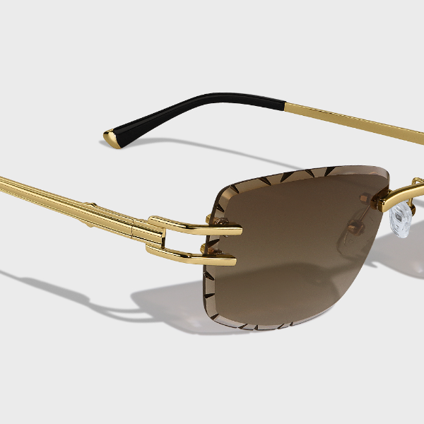 oem odm customized rimless sunglasses krs 210 3